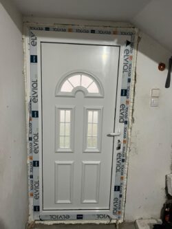 Aluminijumska bela ulazna vrata Elvial 4600, 100x200 - Slika 2
