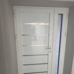 Aluminijumska bela ulazna vrata Elvial 4600, 100x200