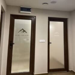 Antracit dekor drveta Inoutic PVC ulazna vrata